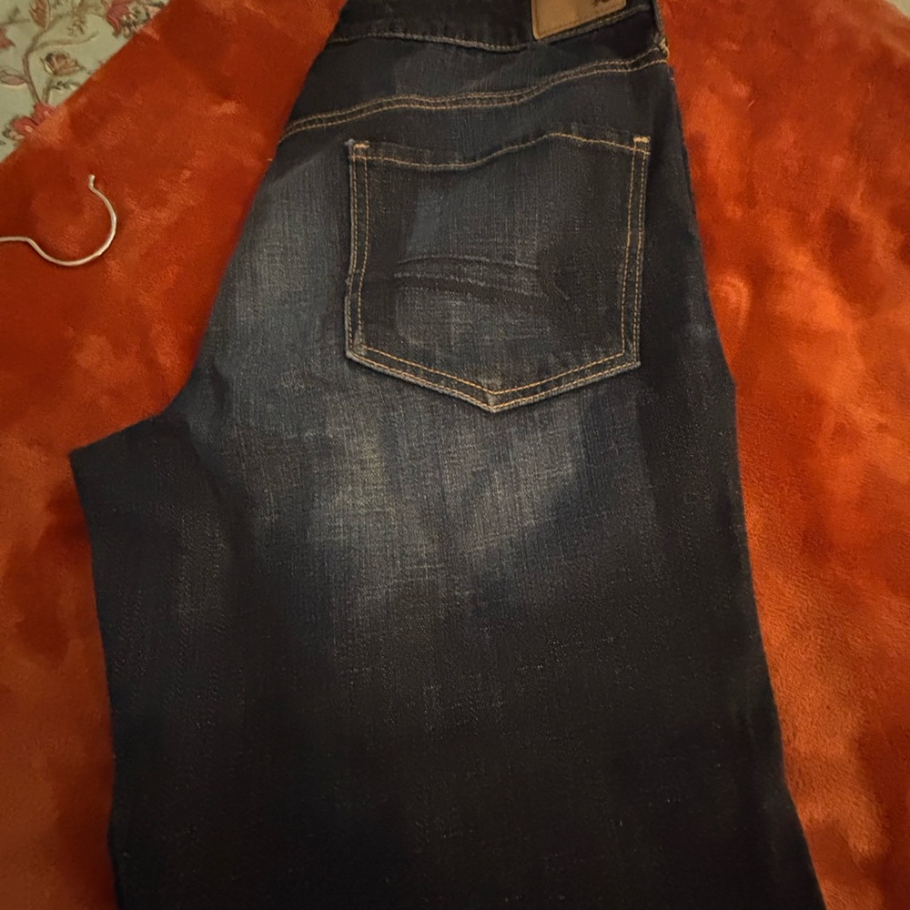 American Eagle Outfitters Denim with Orange Accent - Picture 6 of 6